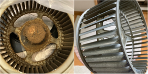 《プロの掃除！キッチン換気扇内部》