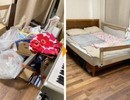 睡眠の質は子供の情緒安定に影響する？子供部屋のベッド周り　片付け事例