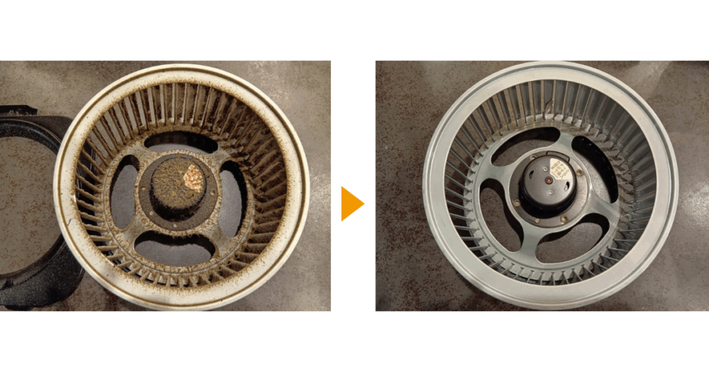岐阜換気扇ハウスクリーニングの事例　