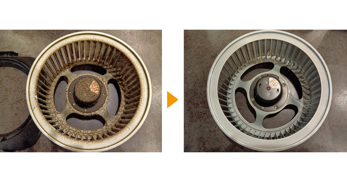 岐阜換気扇ハウスクリーニングの事例　