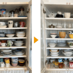 岐阜の片付け事例　食器棚