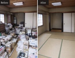 片付けられずに悩んでいた家がスッキリ！女性スタッフが一緒に片付け事例